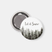 Aimant Laisse-Le Pin À Neige (Recto/Verso)