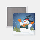 Aimant Laisse-Le Snow Man ! (Recto/Verso)