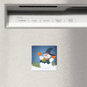 Aimant Laisse-Le Snow Man ! (In Situ (Lave-vaisselle))