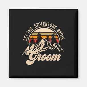 Aimant Laisser Aventure Commencer Groom Couples Matching