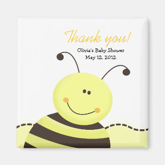 Aimant Laisser Bee Bumble Bee Baby shower Favoriser l'aim