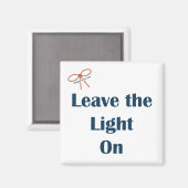 Aimant Laisser La Lumière Sur L'Aimant De Rappel (Recto/Verso)