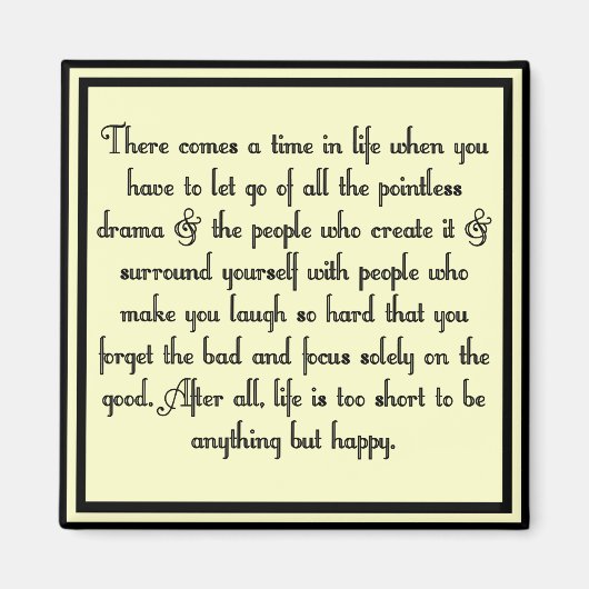 Aimant Laisser tomber le drame (Devant)