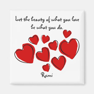 Aimant Laissez l'aimant de Rumi de beauté