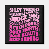 Aimant Laissez-Les Comprendre Mal Vous Jugez Que Vous Com (Devant)