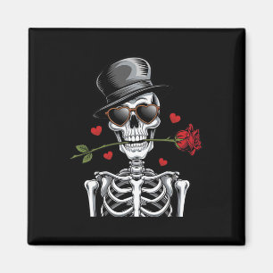 Aimant Laissez-moi être votre crâne de la Saint-Valentin,