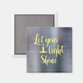 Aimant Laissez Votre Citation Légère (Recto/Verso)