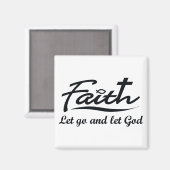 Aimant Laissons Dieu aller (Recto/Verso)