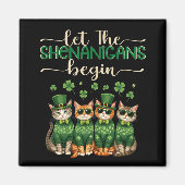 Aimant Laissons les Shenanigans commencer Chats (Devant)