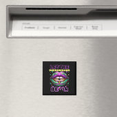 Aimant Laissons Les Shenanigans Commencer Mardi Gras Lips (In Situ (Lave-vaisselle))