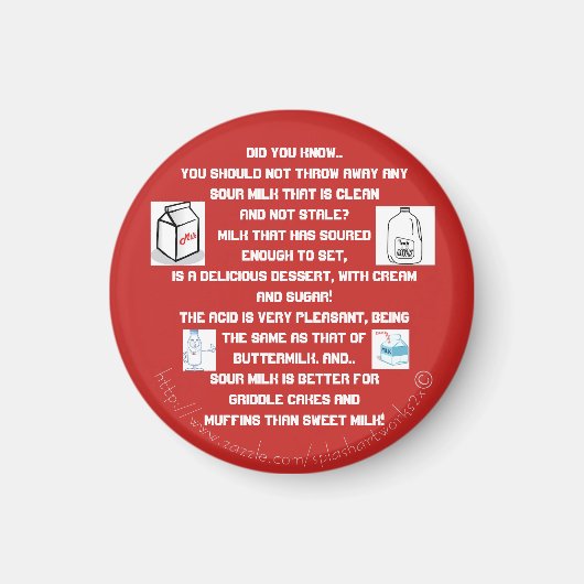 Aimant "Lait aigre" (Devant)