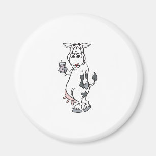 Aimant lait de vache stupide