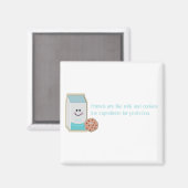 Aimant Lait et biscuits (Recto/Verso)