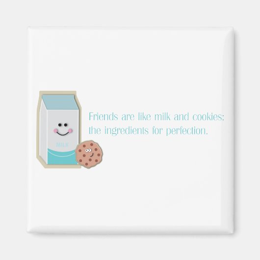 Aimant Lait et biscuits (Devant)