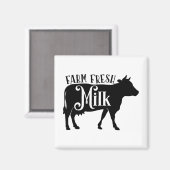Aimant Lait frais de ferme (Recto/Verso)