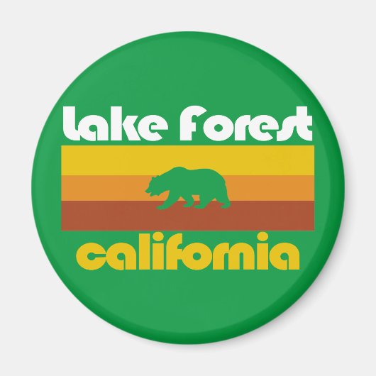 Aimant Lake Forest, Californie (Devant)