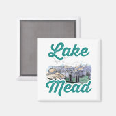 Aimant Lake Mead Souvenir Hoover Dam (Recto/Verso)