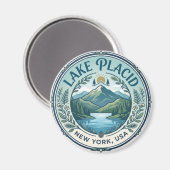 Aimant Lake Placid États-Unis (Recto/Verso)