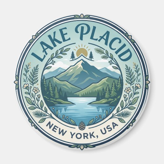 Aimant Lake Placid États-Unis (Devant)