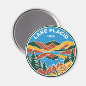 Aimant Lake Placid New York (Recto/Verso)