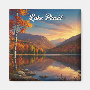 Aimant Lake Placid New York Automne Travel