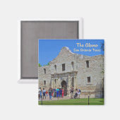 Aimant L'Alamo San Antonio Texas (Recto/Verso)
