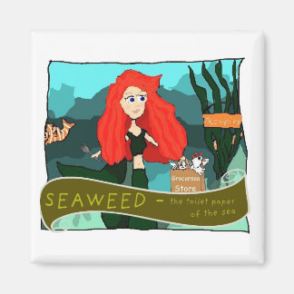 Aimant L'algue est le papier toilette de l'aimant marin