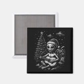Aimant L'Alien aime Noël (Recto/Verso)