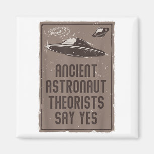 Aimant L'Alien Lover Ufo, Théoristes De L'Astronaute Anci