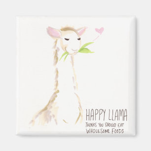 Aimant Lama heureux délicieux !