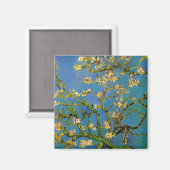 Aimant L'Amandier en fleurs de Vincent van Gogh (Recto/Verso)