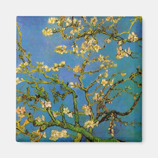 Aimant L'Amandier en fleurs de Vincent van Gogh (Devant)