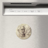 Aimant L'âme damnée de Michel-Ange, chef d'un homme (In Situ (Lave-vaisselle))