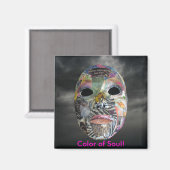 Aimant L'Âme Vient Dans Toutes Les Couleurs Masque (Recto/Verso)