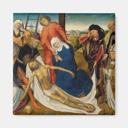 Aimant Lamentation over Dead Christ 1460-1464 (Devant)