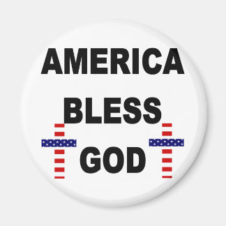 Aimant L'Amérique bénisse Dieu