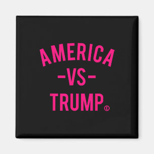 Aimant L'Amérique contre Trump - L'Amérique versus Trump 