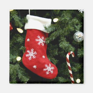 Aimant L'Amérique du Nord. Décorations de Noël sur