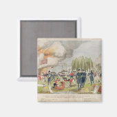 Aimant L'amiral Cockburn brûle et pillage (Recto/Verso)