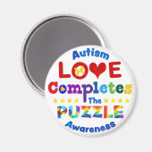 Aimant L'amour complète le casse-tête (Recto/Verso)