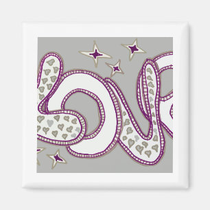 Aimant L'amour dans le style années 1960