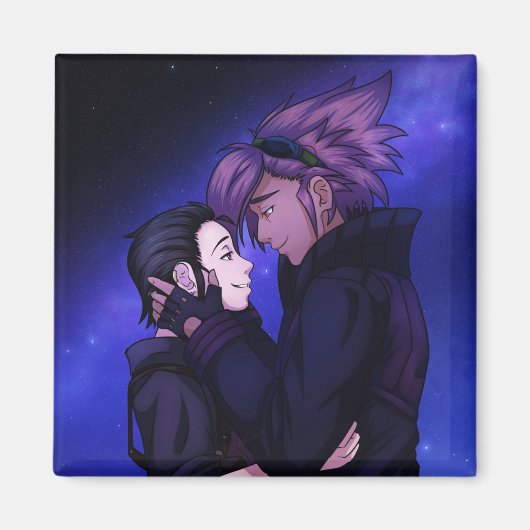 Aimant L'amour dans l'espace (Devant)