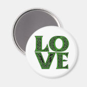 Aimant L'amour dans une police celtique irlandaise (Recto/Verso)