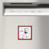 Aimant L'amour des chiots (In Situ (Lave-vaisselle))