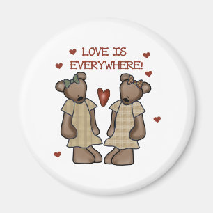 Aimant L'amour d'ours est partout