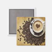 Aimant L'amour du café (Recto/Verso)