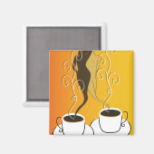 Aimant L'amour du café (Recto/Verso)