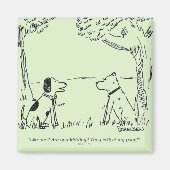 Aimant L'amour du chien (Devant)