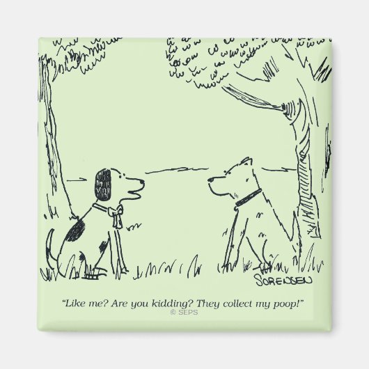 Aimant L'amour du chien (Devant)