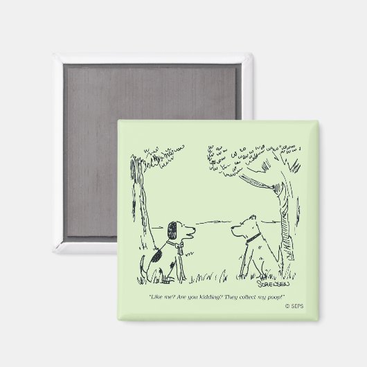 Aimant L'amour du chien (Recto/Verso)